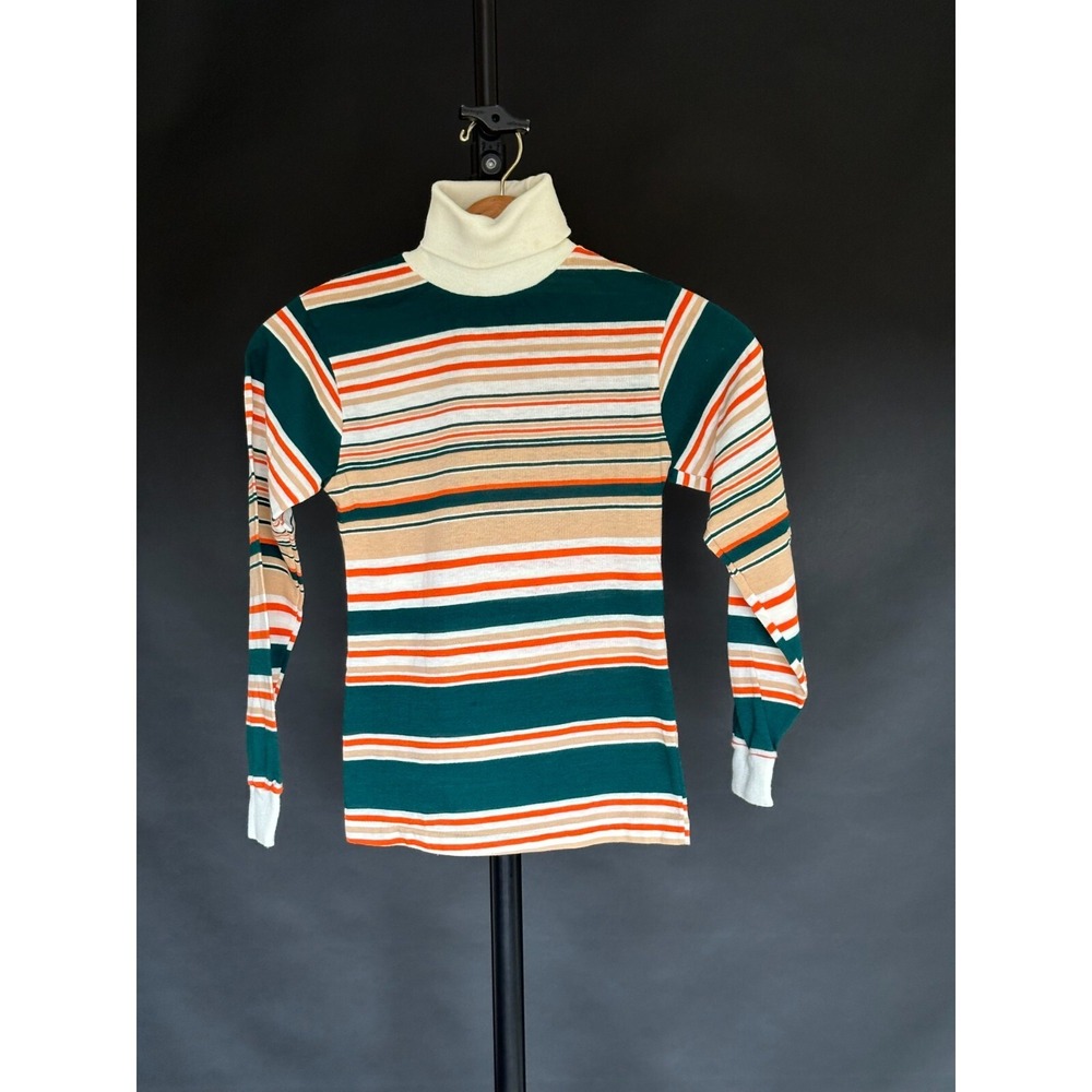 Women's Vintage Permaprest Turtleneck Sweater  Size 12 Made in USA California‎